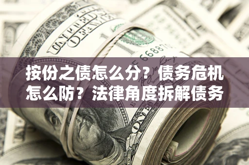 北京按份之债怎么分？债务危机怎么防？法律角度拆解债务分配与风险自保指南