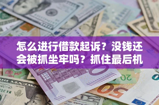 北京怎么进行借款起诉？没钱还会被抓坐牢吗？抓住最后机会！