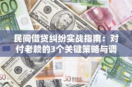 北京民间借贷纠纷实战指南：对付老赖的3个关键策略与调解盲区解析